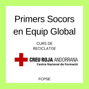 FORMACIÓ CONTÍNUA PRIMERS SOCORS EN EQUIP - 8 I 9 /06/2026